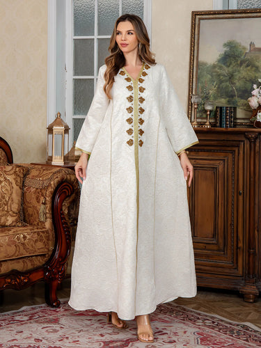 Djellaba Femme Tunisienne Rose